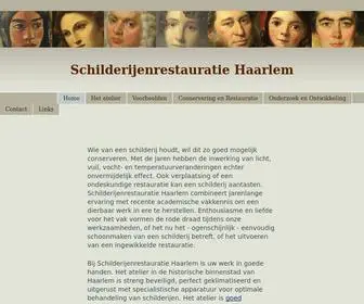 Schilderijenrestauratie.com(Restauratie en conservering van schilderijen) Screenshot