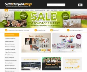 Schilderijenshop.com(Schilderijen kopen doe je betaalbaar online bij Schilderijenshop) Screenshot