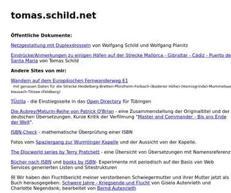 Schild.net(Site von Tomas Schild) Screenshot