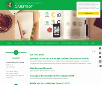 Schiller-Oberschule-Sarstedt.de(Schiller-Oberschule Sarstedt) Screenshot