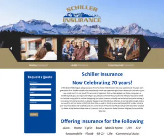 Schillerinsurance.com(Schiller Insurance Agency) Screenshot