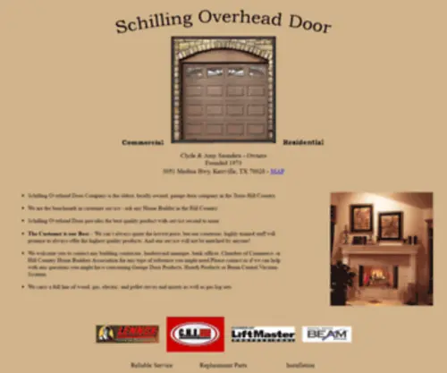 Schillingdoor.com(Schilling Overhead Door) Screenshot