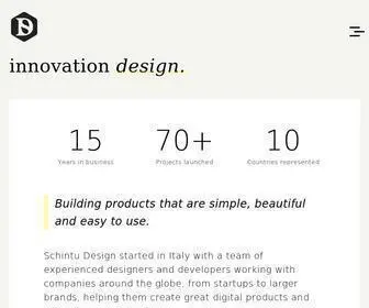 Schintudesign.com(Innovative & flexible designs) Screenshot