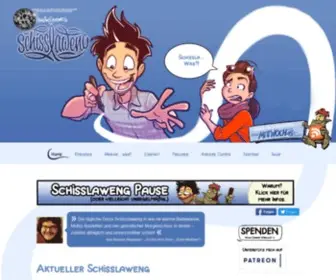 Schisslaweng.net(Marvin Clifford's Webcomic) Screenshot
