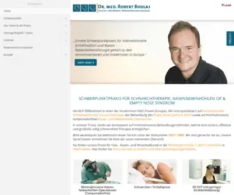 SChlafmedizin-Praxis.de(Schwerpunktpraxis für Schnarchtherapie) Screenshot