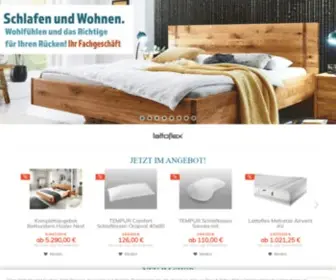 SChlafwelten.com(Online Store mit Tradition) Screenshot