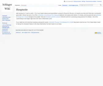 SChlager-Wiki.de(SChlager Wiki) Screenshot