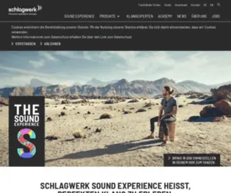 SChlagwerk.com(Percussion handmade in Germany) Screenshot