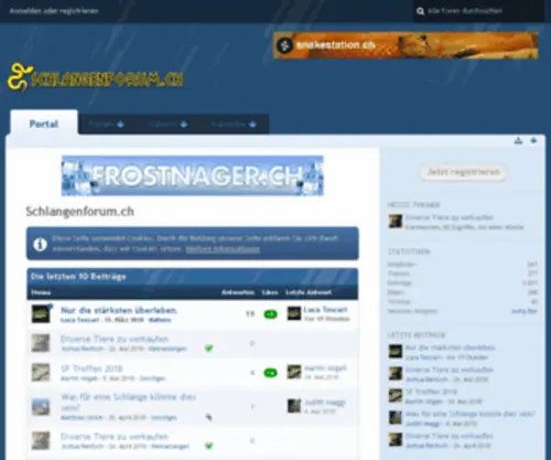SChlangenforum.ch(Page Restrictor Ping) Screenshot