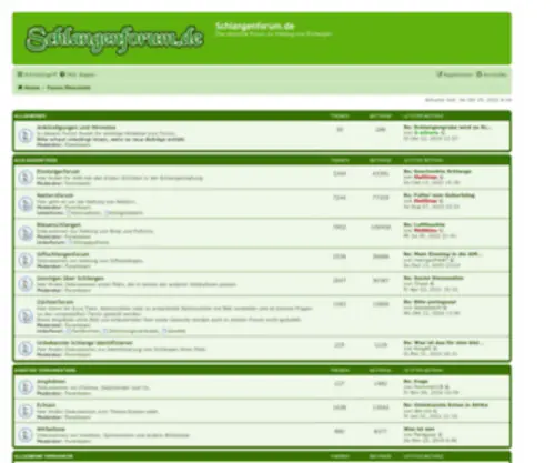SChlangenforum.de(Übersicht) Screenshot