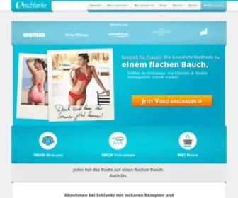 SChlankr.de(Schnell abnehmen durch Genuss und gesunde Ernährung) Screenshot
