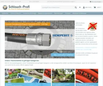 SChlauch-Profi.de(Shop für Schläuche und Zubehör) Screenshot