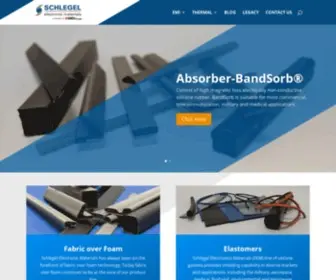 SChlegelemi.com(EMI Shielding Gaskets) Screenshot