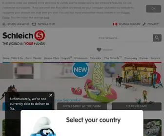 SChleich-S.com(Schleich®) Screenshot