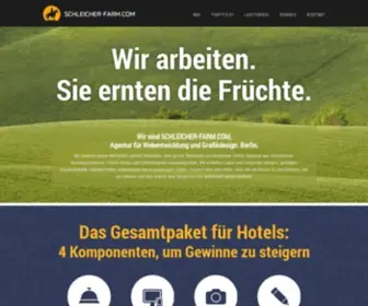 SChleicher-Farm.com(Agentur für Webentwicklung) Screenshot