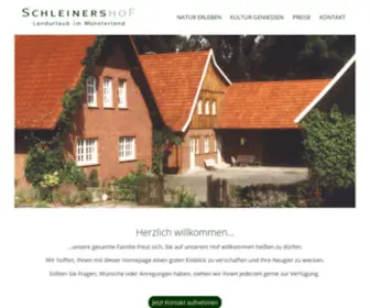 SChleinershof.de(Landurlaub im Münsterland) Screenshot