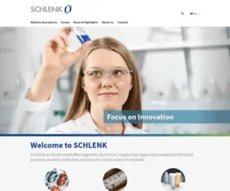 SChlenk.com(SCHLENK AG) Screenshot