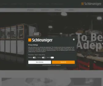 SChleuniger.com(Innovators in Wire Processing) Screenshot