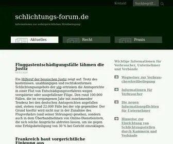 SChlichtungs-Forum.de(SChlichtungs Forum) Screenshot