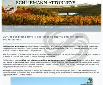 SChliemann-Attorneys.co.za(Schliemann Attorneys Somerset West) Screenshot