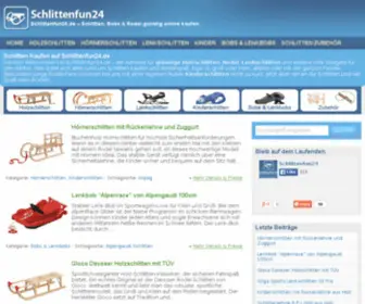 SChlittenfun24.de(Schlitten) Screenshot