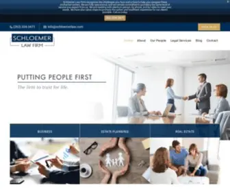 SChloemerlaw.com(Schloemer Law Firm) Screenshot