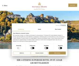 SChloss-Rheinfels.de(Romantik Hotel Schloss Rheinfels) Screenshot