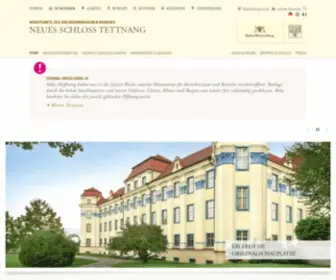 SChloss-Tettnang.de(Neues Schloss Tettnang) Screenshot