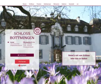 SChlossbottmingen.ch(Restaurant Schloss Bottmingen) Screenshot