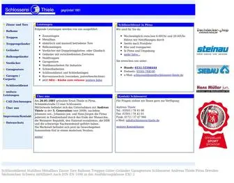 SChlosserei-Thiele.de(Schlosserei Thiele) Screenshot
