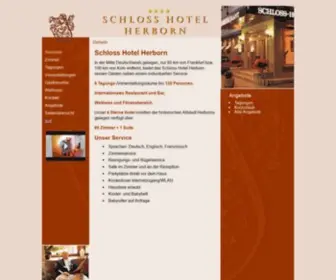 SChlosshotel-Herborn.de(Schloss Hotel Herborn) Screenshot