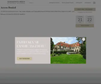 SChlosshotelberlin.com(Sterne Hotel in Berlin) Screenshot