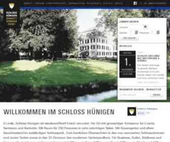 SChlosshuenigen.com(Schloss Hünigen) Screenshot