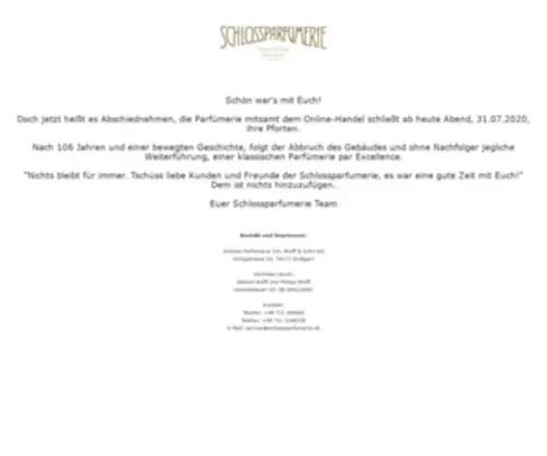 SChlossparfumerie.de(Parfum) Screenshot