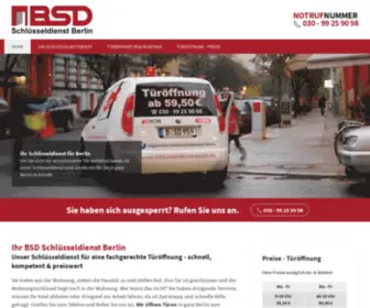 SChluesseldienst-Berlin.de(Schlüsseldienst Berlin BSD) Screenshot