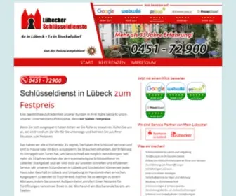 SChluesseldienst-Festpreise.de(Schlüsseldienst Lübeck Partner von KRIPO u) Screenshot