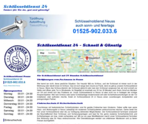 SChluesseldienst24.mobi(Schlüsseldienst 24) Screenshot