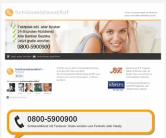 SChluesseldienstruf.de(SchlüsseldienstRuf) Screenshot