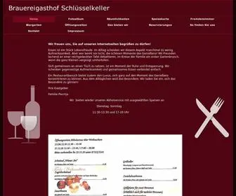 SChluesselkeller.de(Gaststätten & Restaurants) Screenshot