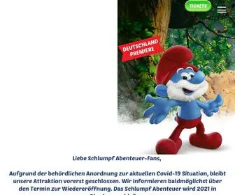 SChlumpfabenteuer.de(Das Schlumpf Abenteuer) Screenshot