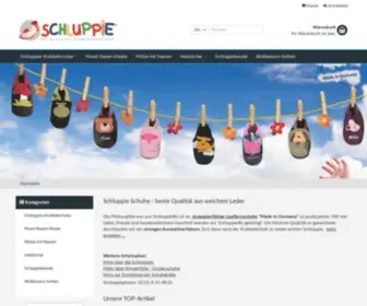 SChluppie.de(Schluppie Krabbelschuhe) Screenshot