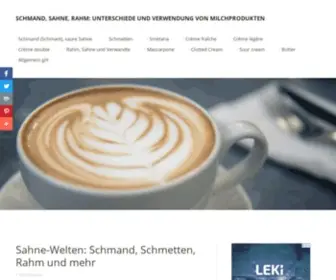 SChmand-Sahne-Rahm.de(Eine oft gestellte Frage) Screenshot