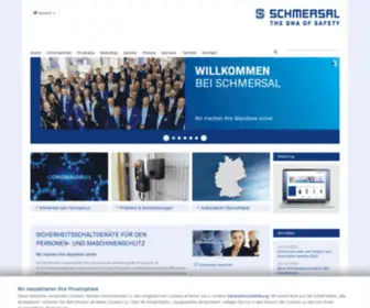 SChmersal.com(Sicherheitsschaltgeräte für personen) Screenshot