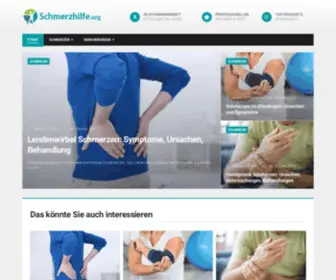 SChmerzhilfe.org(Behandlungen) Screenshot