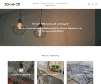 SCHmhop.de(SCHMHOP Inneneinrichtung Onlineshop) Screenshot