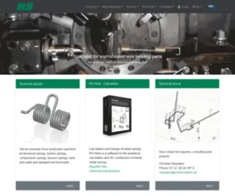 SChmid-Federn.de(Namhafte Federqualität aus Solingen) Screenshot