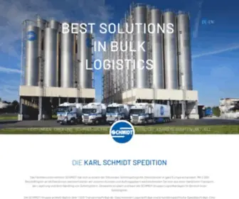 SChmidt-Heilbronn.de(Karl Schmidt Spedition GmbH) Screenshot