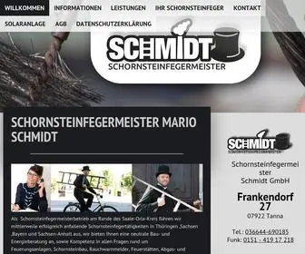 SChmidt-Schornsteinfegermeister.de(Schornsteinfegermeisterbetrieb Schmidt aus Halle) Screenshot