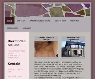 SChmidtfuger.de(Fliesen/Platten/Mosaikleger) Screenshot