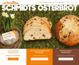 SChmidtgenuss.de(Bäcker Schmidt) Screenshot